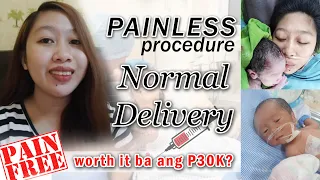 Normal Delivery for a Premature baby | Painless (Epidural) Procedure - Worth it ba ang P30,000 ?
