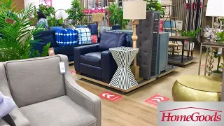 HOMEGOODS ARMCHAIRS COFFEE TABLES SOFAS HOME FURNITURE SHOP WITH ME SHOPPING STORE WALK THROUGH