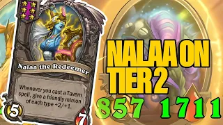 Nalaa In a Tier 2 Lubber Comp is Insane | Dogdog Hearthstone Battlegrounds