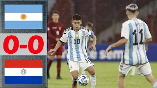 Argentina vs Paraguay FULL Highlights | Sudamericano Sub 17 2023 Final Group | 4.17.2023