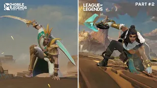 Mobile Legends vs LoL Wild Rift - Heroes Comparison 2022 (Part 2) | Moba Comparison