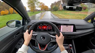 2022 Volkswagen GTI 6-Speed Manual - POV Test Drive (Binaural Audio)