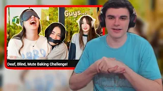 Foolish Reacts To Roomies Baking Challenge "Deaf, Blind, Mute"