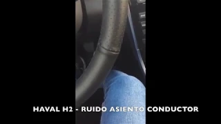 Ruidos interior en Haval H2 casi nuevo