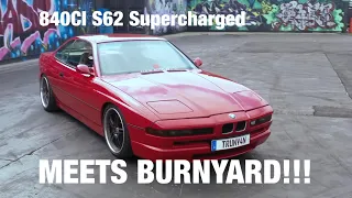 BMW 8 Series E31 S62 ESS Supercharged | Hoonigans Burn Yard!!