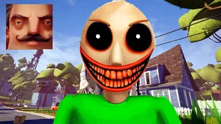 Hello Neighbor - My New Neighbor Big Baldi Exe Act 2 Random Gameplay Walkthrough