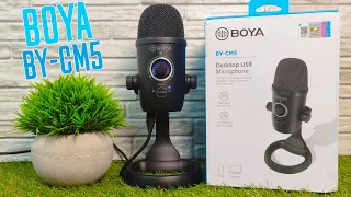 Boya BY-CM5 - Обзор  ТОПОВОГО Конденсаторного USB-микрофона для БЛОГЕРОВ !