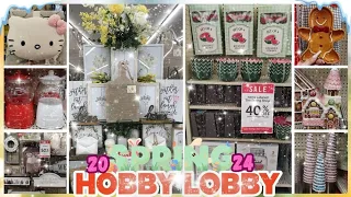 Hobby Lobby Spring Shop/ Christmas Decor/New Year's 40%-50% Off!! Shop With Me for Decor&Gifts!!