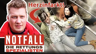 Horror 😱 Personen im Aufzug steckengeblieben - Mann bekommt Herzinfarkt! | Die Spezialisten | SAT.1