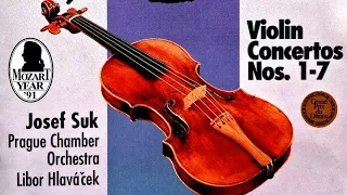 Mozart - The Violin Concertos n°1,2,3,4,5,6,7 + Presentation (Century's recording : Josef Suk)