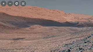 Real Mars - Curiosity Views Gediz Vallis Ridge
