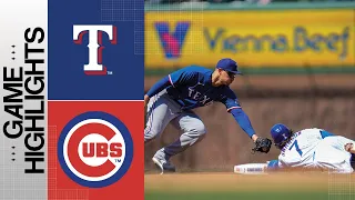 Rangers vs. Cubs Game Highlights (4/7/23) | MLB Highlights