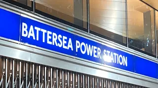 The first ever train on the Northern Line Extension