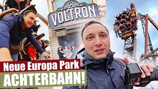 Ich teste die NEUE VOLTRON ACHTERBAHN im Europa Park! ⚡️