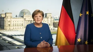 Merkels TV-Ansprache: „Diese Situation ist ernst und sie ist offen“