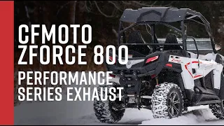 2014+ CFMOTO ZFORCE 800 (Z8/Z8EX/800/800EX) // MBRP 5" Single Slip-On, Performance Series Exhaust