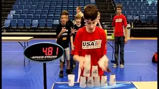 Sport Stacking Individual Cycle World Record William Orrell 5.83