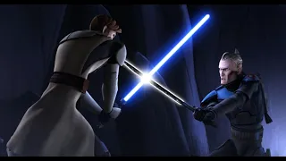 Obi-Wan Kenobi vs Pre Vizsla & The Darksaber [4K HDR] - Star Wars: The Clone Wars