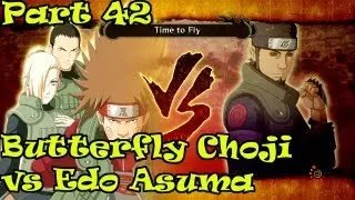 Naruto Ultimate Ninja Storm 3 Walkthrough English Part 42 Butterfly Choji vs Edo Asuma