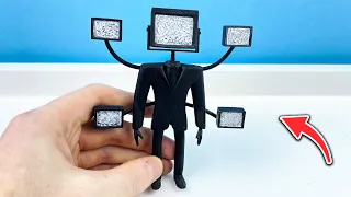 Making Large TV Man (Skibidi Toilet 40) 📺 Watch Crafting Popular Youtube Character 🚽