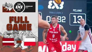 Latvia v Poland | Men | Full Game | FIBA 3x3 Europe Cup 2022