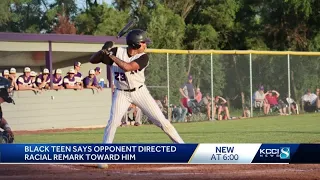 Black teenager says racial slur was directed at him in baseball game
