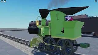 Checking out the ROBLOX brave locomotive game!