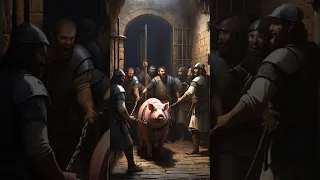 The Trial and Execution of a Pig in 1386 France!   #history #ancienthistory #shorts