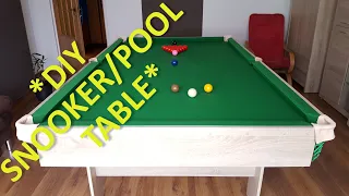 How i made pool table [DIY]