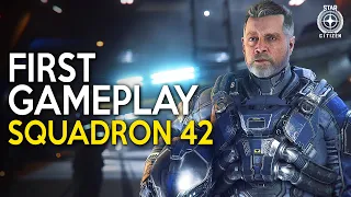 SQUADRON 42 First Gameplay in 4K | Graphics look ABSOLUTELY INSANE in STAR CITIZEN Upcoming Campaign