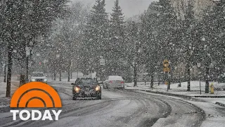 Millions In Northeast Wake Up To Wintry Mix Of Snow, Ice, Rain