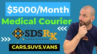 Medical Courier Company Pays $5000 A Month For 1099 Drivers! #medicalcourier #courier #sidehustle