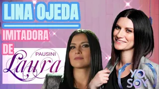 Lina Ojeda imitadora de Laura Pausini