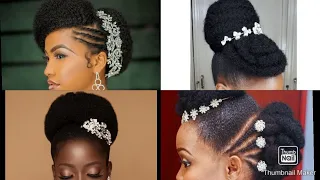 Natural bridal hairstyles// Imisatsi y'abageni iri natural/ Natural hair trends