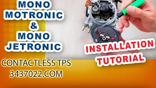 Contactless TPS 3437022 installation tutorial on Audi 80  mono-motronic