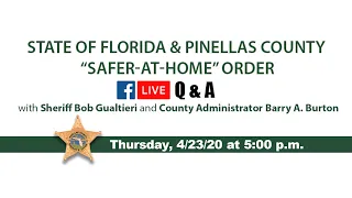 Pinellas Safer-At-Home Order Q&A - 4/16/20