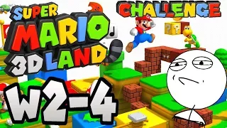 Let's Challenge Super Mario 3D Land (Welt 2-4): Weder blaue noch rote Seiten berühren