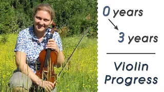 0 TO 3 YEARS Violin Progress - Adult Beginner Violinist