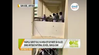 One Western Visayas: Pagsaputi sa 2 ka Estudyante sa Sulod sang Antique National School, Nahuli-cam