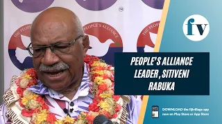 People’s Alliance Leader, Sitiveni Rabuka | 12/11/22