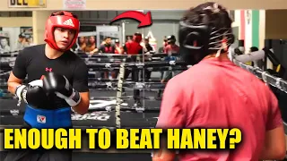 Ryan Garcia HARD SPARRING Infront Of Canelo. Looking SHARP & FAST!