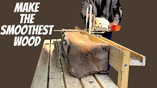 Making a Log Cutting Bench / Woodworking