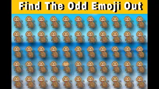 HOW GOOD ARE YOUR EYES #1|Find The Odd Emoji Out|Emoji Puzzle Quiz