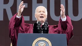 Joe Biden blasted for ‘disgusting race-baiting speech’ at Morehouse College