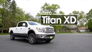 2016 Nissan Titan XD | Review | Test Drive | Cummins Diesel | Platinum Reserve