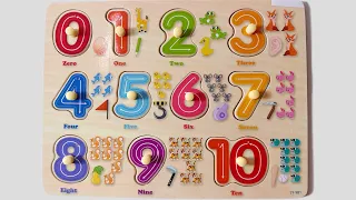 Best Learn Numbers Video for Toddlers | Preschool Toy Learning Video #number #abc #animals