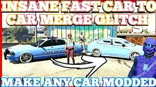 NEW CAR TO CAR MERGE GLITCH GTA5 BENNYS F1S MERGE GLITCH GTA 5