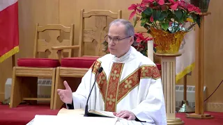 Homily - Saturday, January 8, 2022 - St. Aidan Parish by Fr. Steven