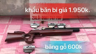 khẩu pcp băn bi giá rẻ nhất quả đất. 1.950k. lòng hít bi. búa đập cnc có chốt an toàn