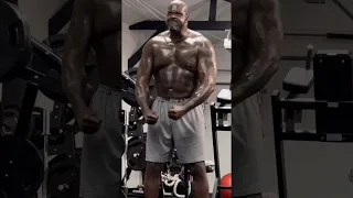 Shaq is looking HUGE!